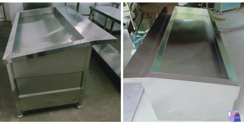 സെക്കന്റ്‌ സ്റ്റീൽ മീൻ തട്ടുകൾ വിൽപ്പനക്ക്