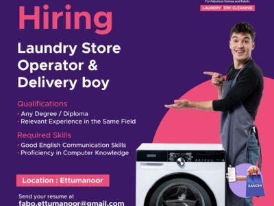 Laundry store operator