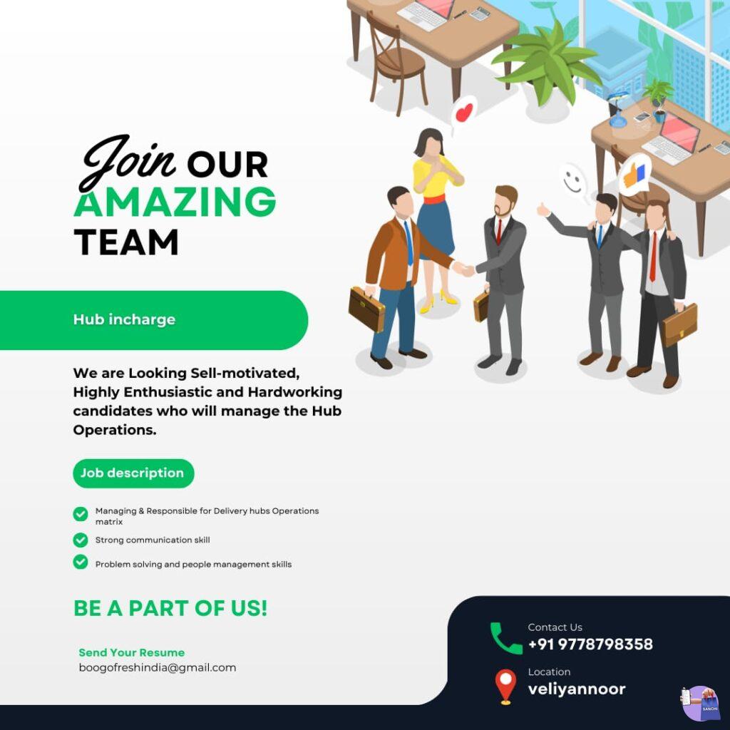 Hub Incharge