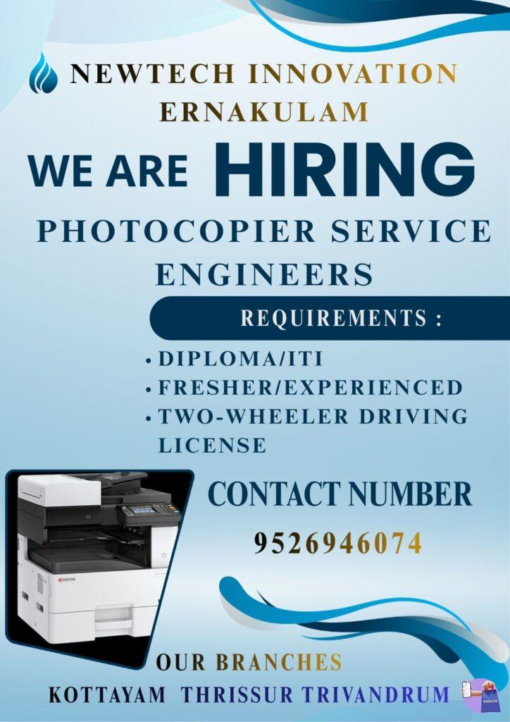 Photocopier service engineers